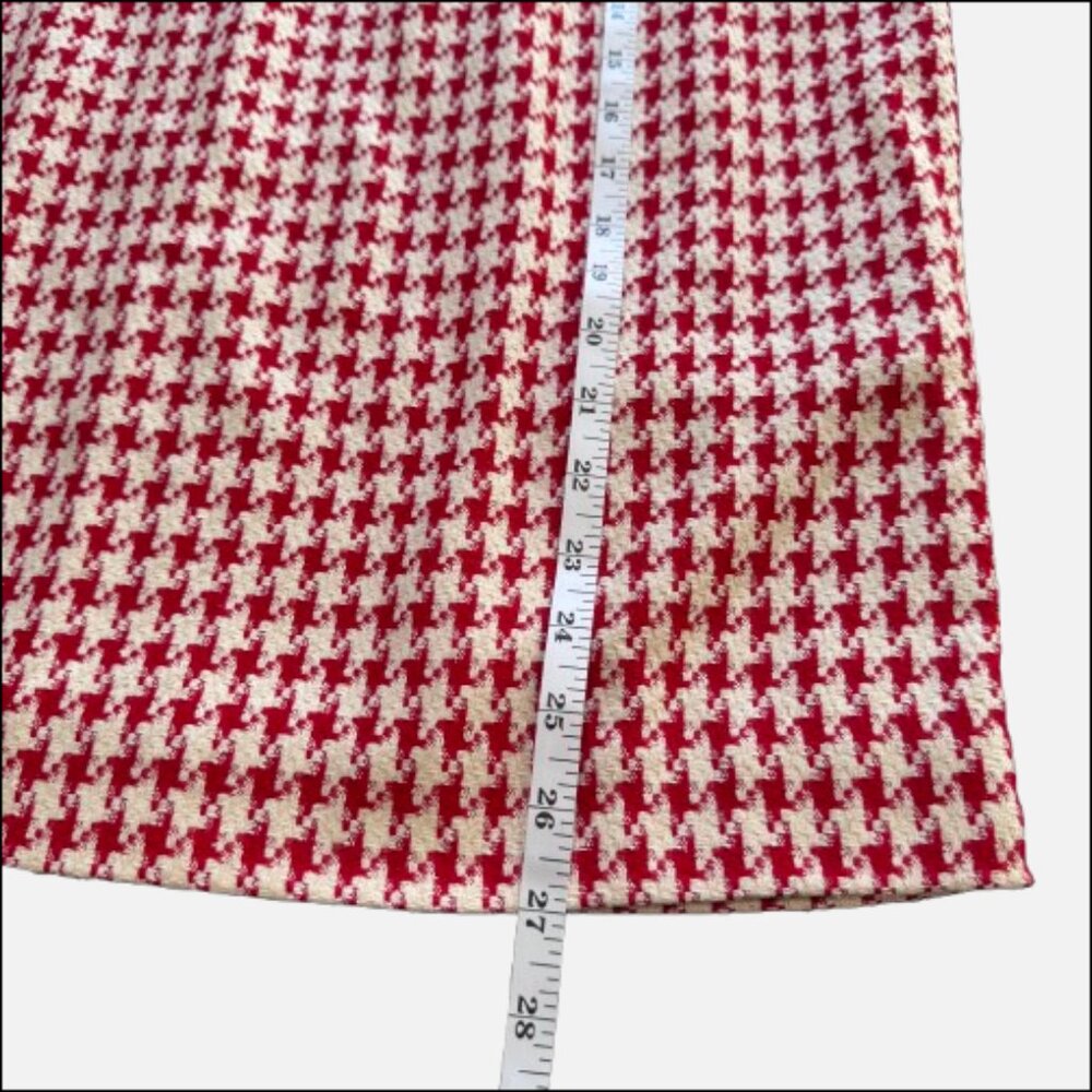 Vintage Christian Dior Houndstooth Christmas Dinner Gala Skirt Suit (Size 12) - Picture 15 of 16